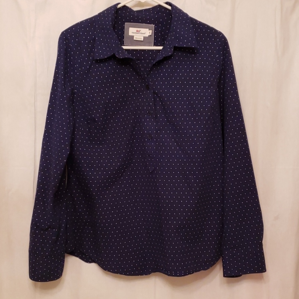 Vineyard Vines Navy button-up shirt